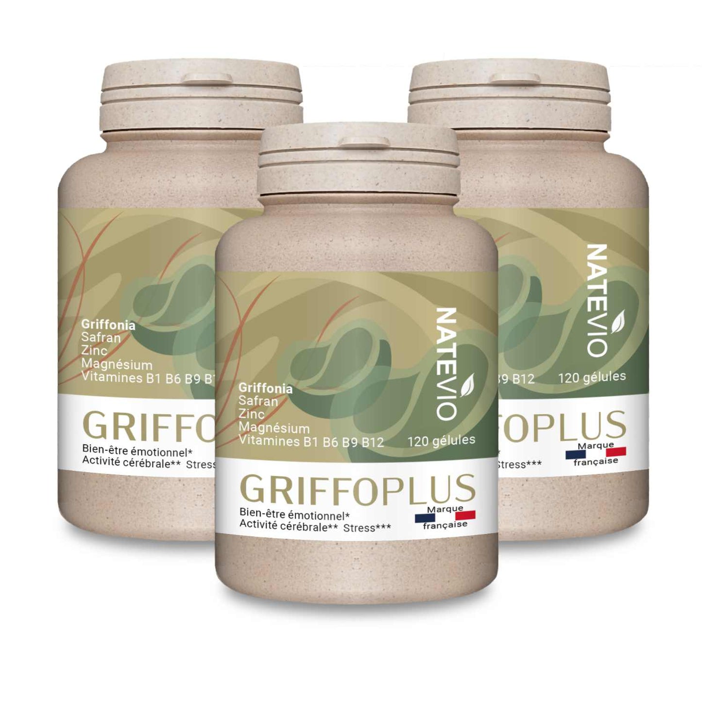 GRIFFOPLUS – Griffonia, Safran et Magnésium – 120 gélules