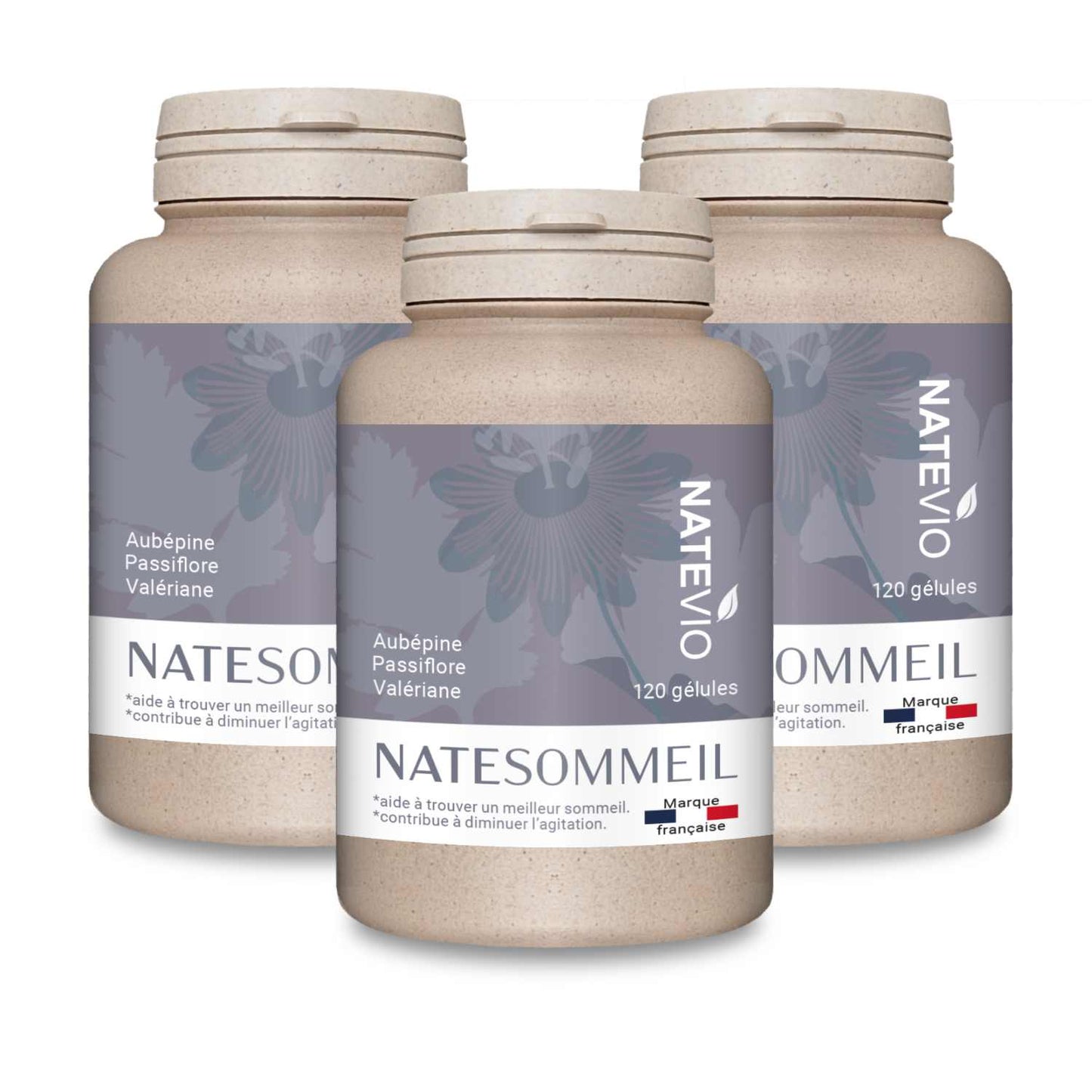 NATESOMMEIL Aubépine Passiflore Valériane