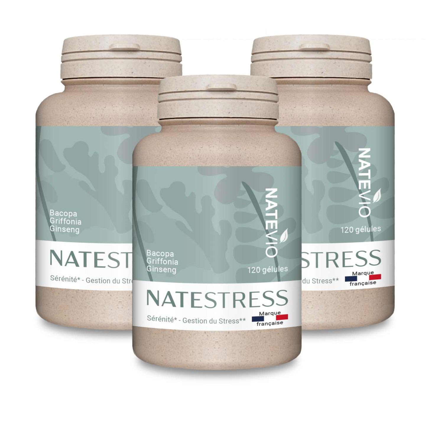 NATESTRESS Bacopa Griffonia Ginseng