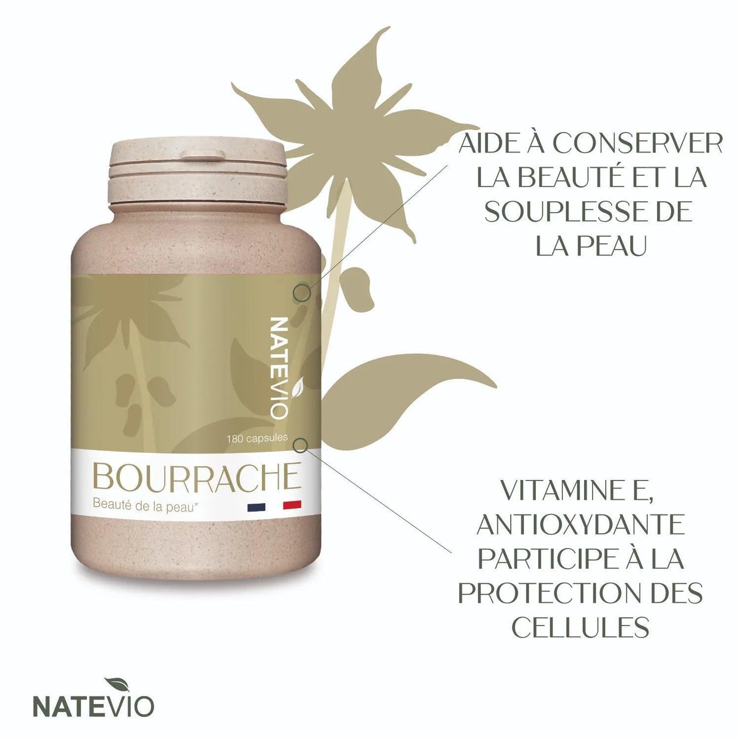 image bienfaits etiquette bourrache capsules huile beaute peau femme