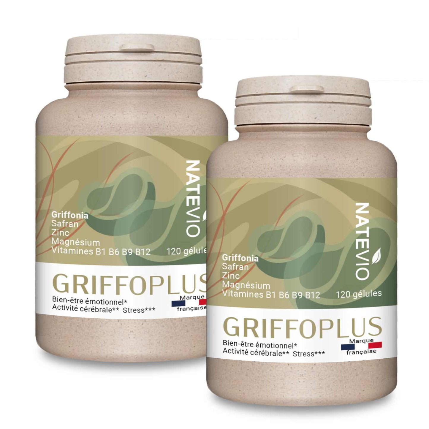 GRIFFOPLUS – Griffonia, Safran et Magnésium – 120 gélules