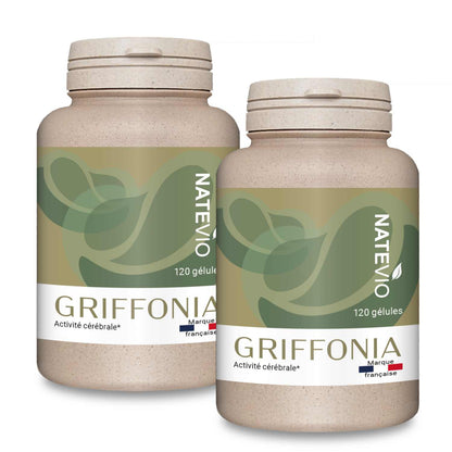 GRIFFONIA Extrait titré à 30 % de 5-HTP – 120 gélules