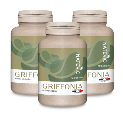 GRIFFONIA Extrait titré à 30 % de 5-HTP – 120 gélules