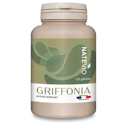 GRIFFONIA Natevio – Équilibre émotionnel, Stress & Bien-être – 120 gélules