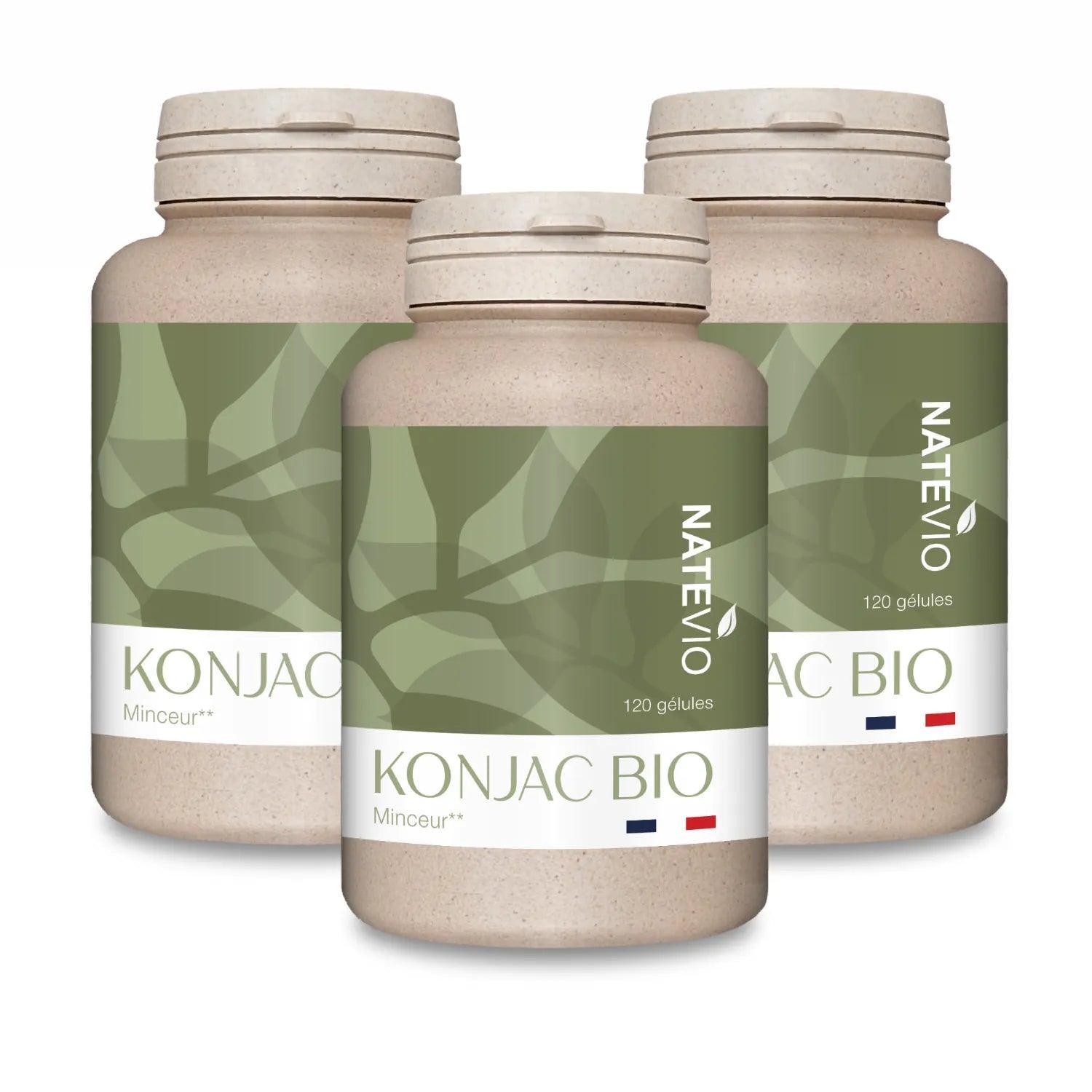 Konjac Bio 120 gélules - NATEVIO