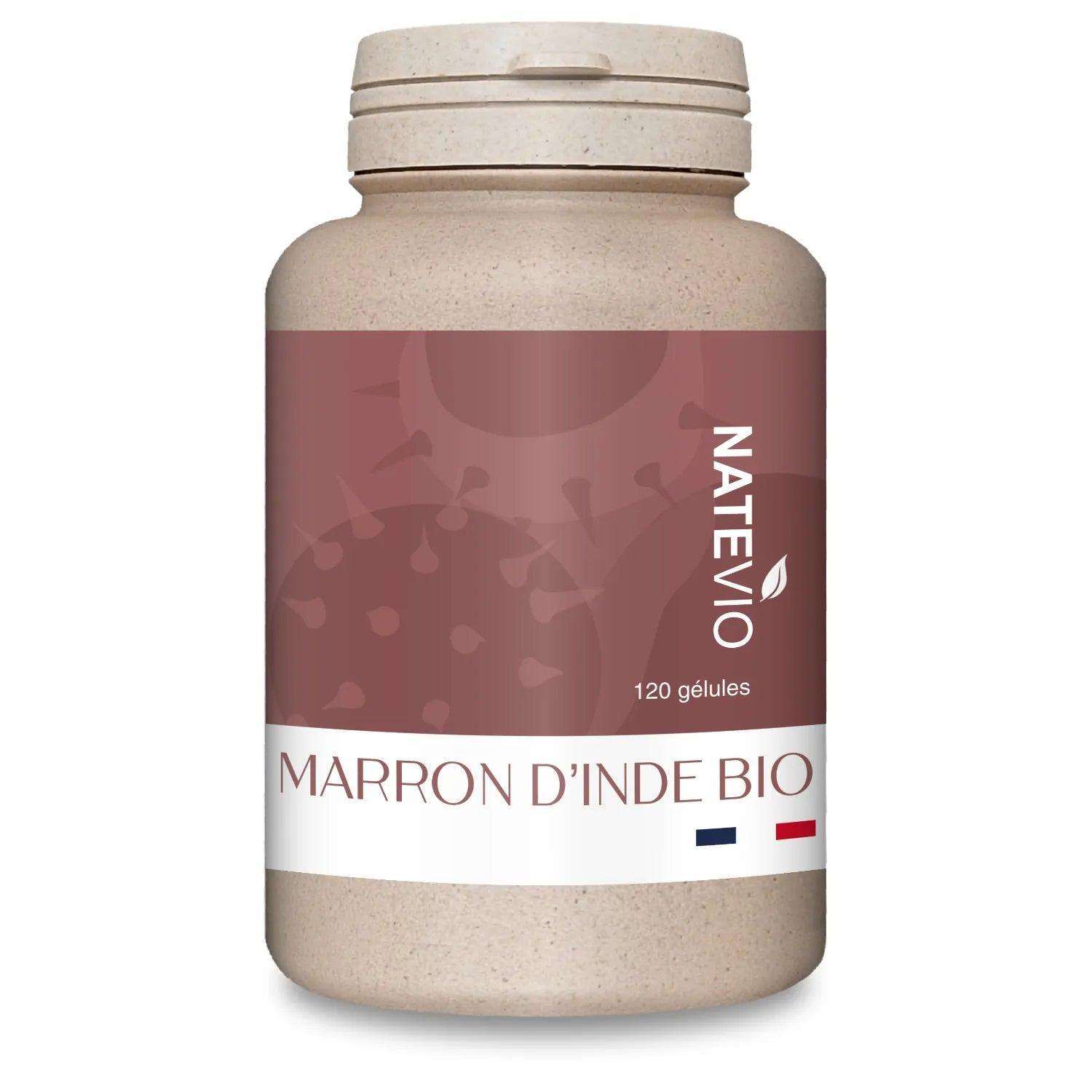 Marron d'Inde Bio 120 gélules - NATEVIO