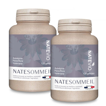 NATESOMMEIL Aubépine Passiflore Valériane