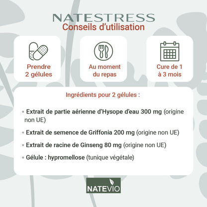 NATESTRESS Bacopa Griffonia Ginseng
