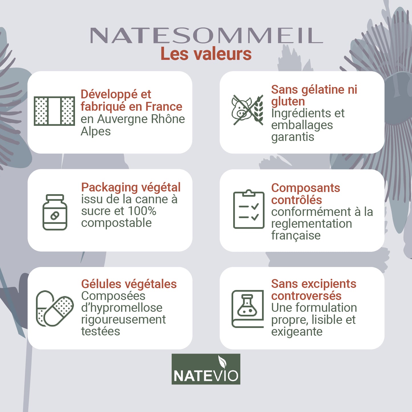 NATESOMMEIL Aubépine Passiflore Valériane