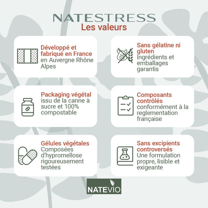 NATESTRESS Bacopa Griffonia Ginseng