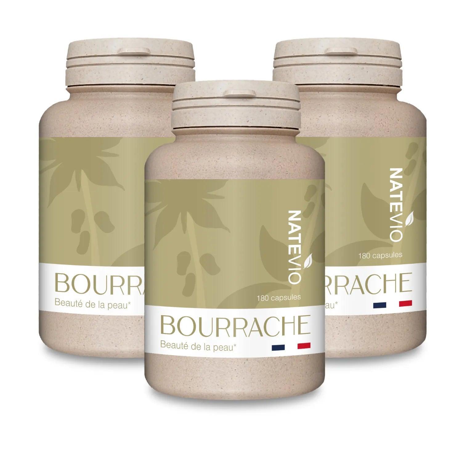 image flacon bourrache lot beaute peau femme capsules huile